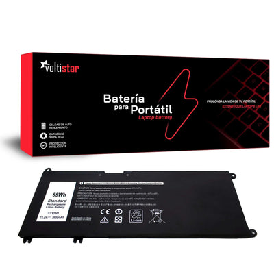 Battery Laptop Dell 33YDH PVHT1 DNCWSCB6106B I7778-0026GRY — image 1