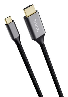 Trust Cable Converter HDMI 4K Calyx USB Type-c Male HDMI Male 2M Grey — image 1