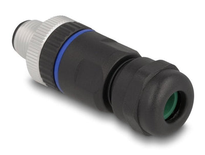 Delock 60535 M12 Connector Codificado a 8 Pines Male Assembly With Connection Screw — image 1