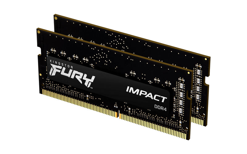 Kingston RAM Fury Impact So-dimm DDR4 3200MHZ 32GB 2X16GB CL20 Black
