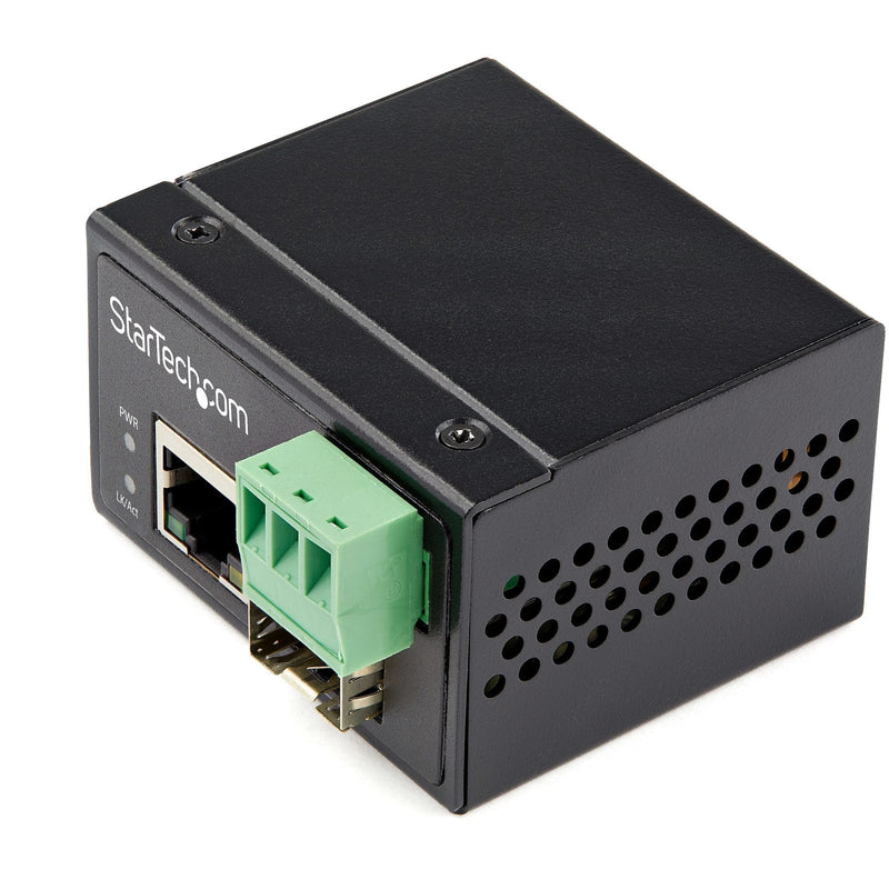 StarTech.com Converter Medios Ethernet Industrial Fibre Multi Or Monomodo a Ethernet - Sfp a RJ45 - Convertido