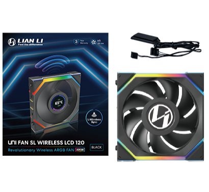 Lian Li Fan 120X120 Unifan Sl Wireless LCD Black