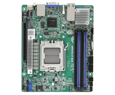 Asrock Motherboard AM5D4ID-2T/Bcm KNOLL3 X300 Zócalo AM5 Mini ITX — image 1
