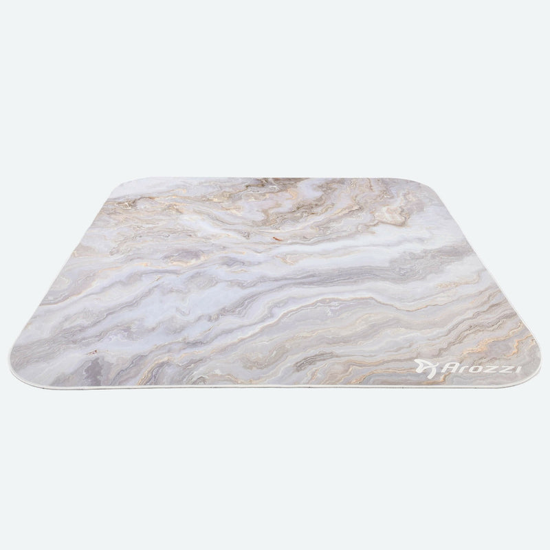 Arozzi Bodenschutzmatte Zona Quattro White Marble