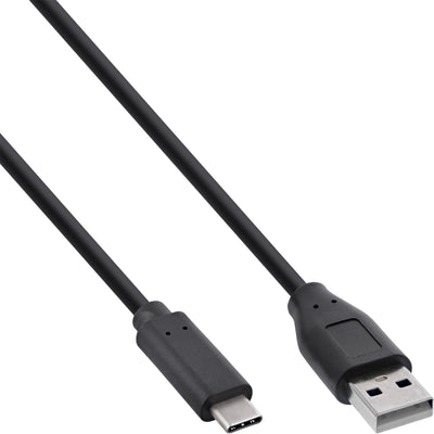 Inline Cable USB 2.0, Type-c Male a Male Black 0,3M — image 1