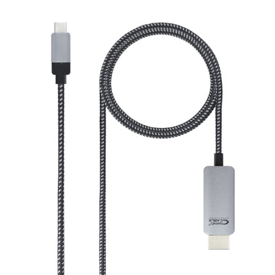 Nanocable Cable Converter USB-C Male a HDMI Male 3M - Black/Silver — image 1