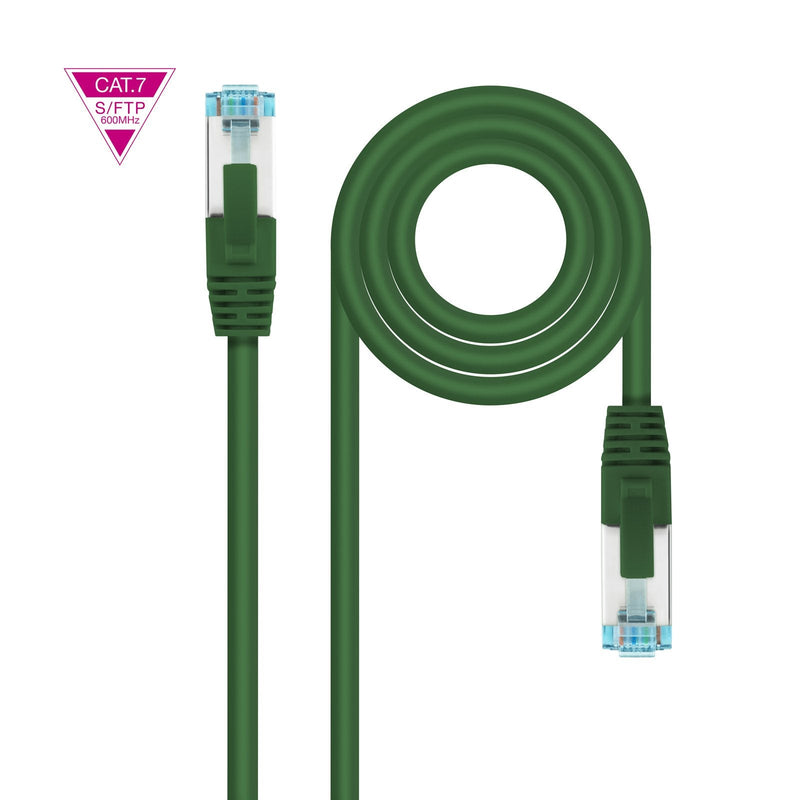 Nanocable Cable Network CAT.7 Lszh SFTP Pimf AWG26 1M - Green