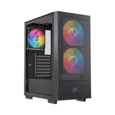 Einarex Box ATX Semitorre P100 RGB Black 3 Fans EXCS-PL-100R-B — image 1