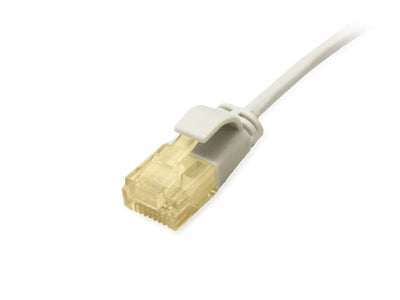 Equip Network Cable CAT.6A Slim U UTP 2x RJ45 2.00M Grey Lszh — image 1