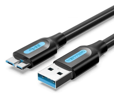 Vention USB Cable 3.0 Copbg USB Male Microusb Male 1.5M Black — image 1