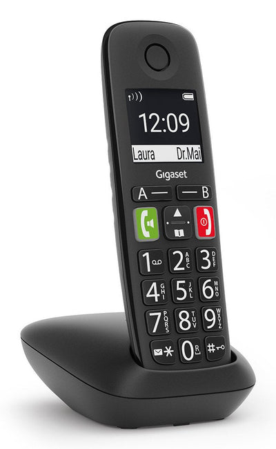 Gigaset Phone E290A Dect/Analógico Identificador Llamadas Black — image 1