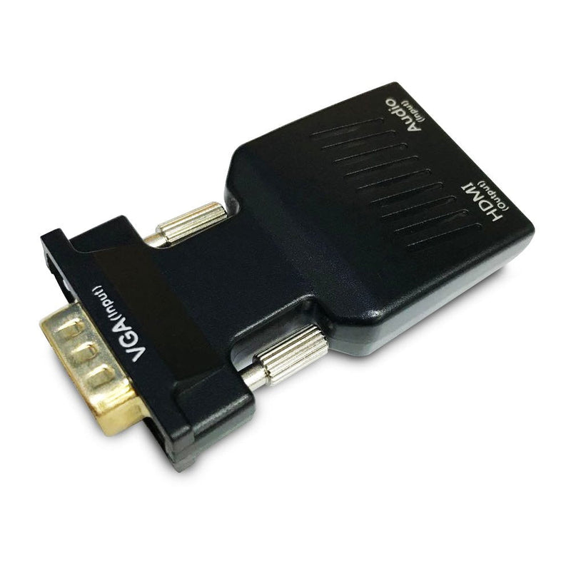 Savio Converter Audio CL-145 VGA a Hdmi, Full Hd, Colour Black