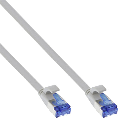 Inline Network Cable Flat , U/FTP, CAT.6A, Tpe Libre Halógenos, Grey 3M — image 1