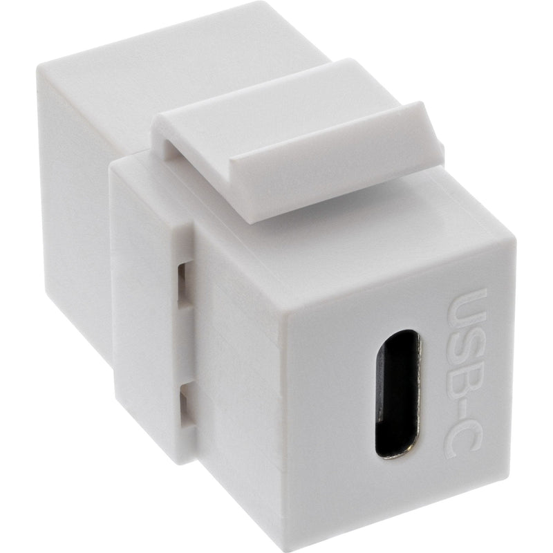 Inline Módulo Snap-in USB 3.1, USB-C F/F, Housing White