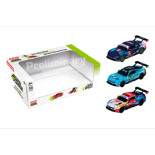 Blister 3 Coches Ford Mustang GT3 Pull Back — image 1