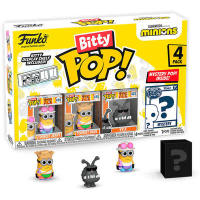 Blister 4 Figuras Bitty Pop Minions Series 4 — image 1
