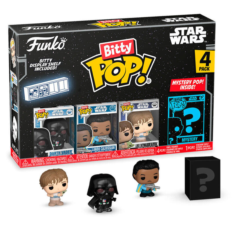 Blíster 4 Figuras Bitty Pop Star Wars Darth Vader