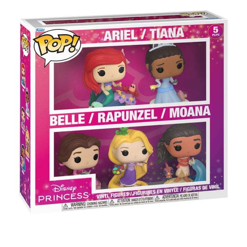 Blíster 5 Figuras Pop Disney Princesas