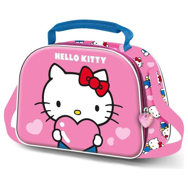 Bag Portameriendas 3D Heart Hello Kitty