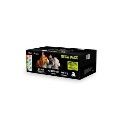 Bolsitas Pet Republic Gatos With Sabores a Pescado (salmón, Pollo, Atún, Bacalao, Trucha) 48 X 85G — image 1