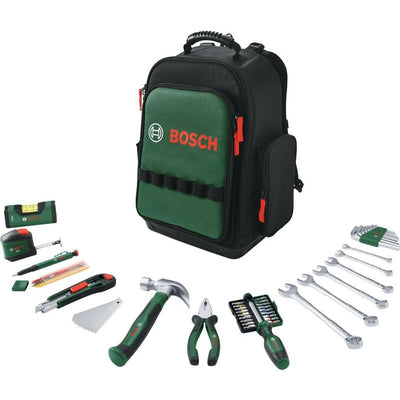 Bosch Powertools Werkzeug Rucksack Set, 60-PIEZAS Black/Green With Werkzeugrucksack) 1600A02ZA1 — image 1