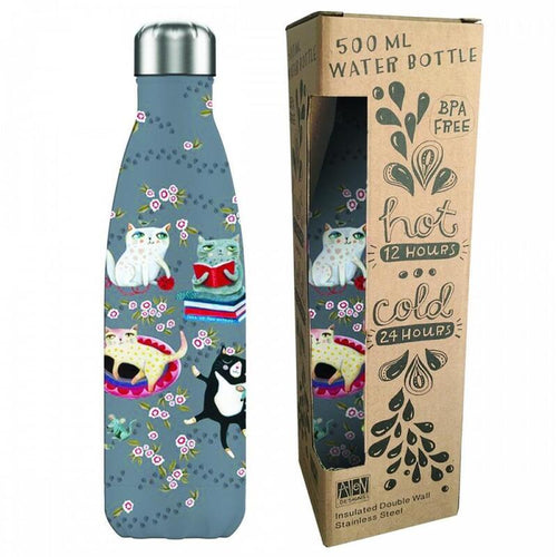 Enesco Bottle Isotermica Black Crazy Cats — image 1
