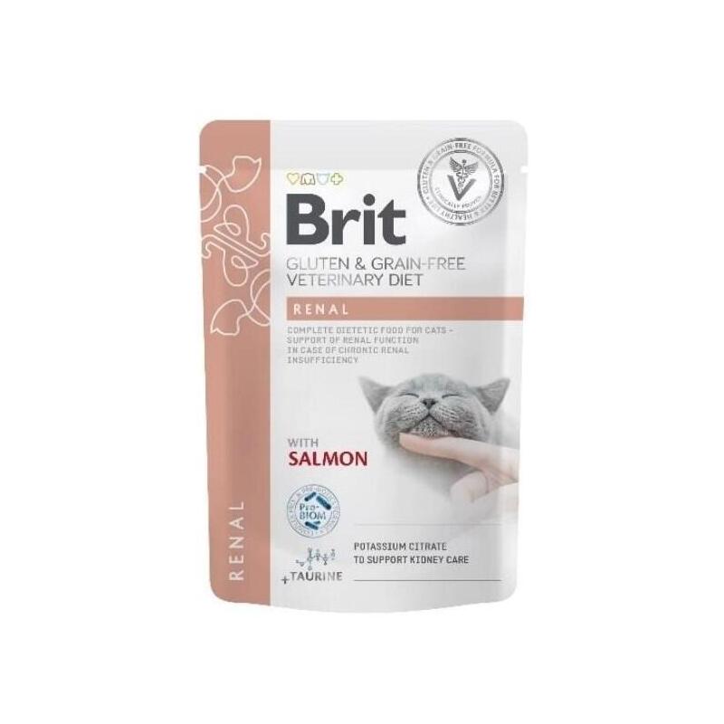 Brit Vd Renal Cat Pouch - Alimento Húmedo Gatos - 85G