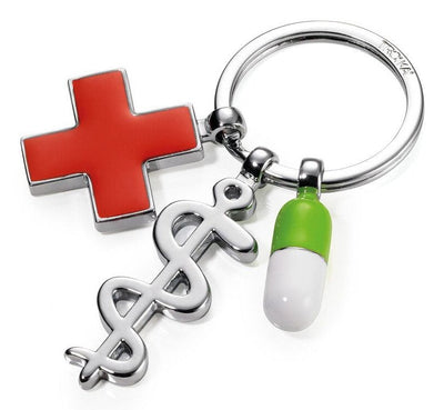 Troika Keyring Get Well Anilla Multicolour Silver — image 1