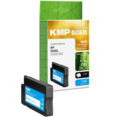 Ink Kmp HP 963XL 3JA27AE Cyan 2000 S. Remanufactured — image 1