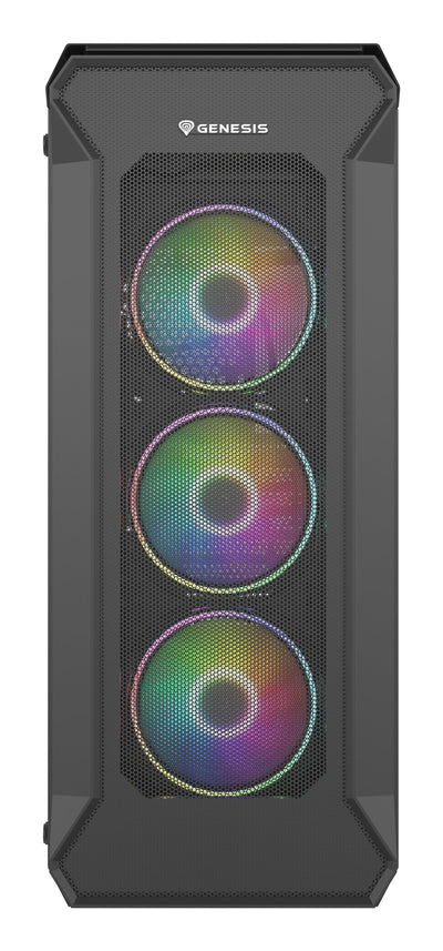 Genesis PC Case Gaming Irid 505 ARGB ATX 2x USB 3.0 2x USB 2.0 S/F Glass Tempered — image 1