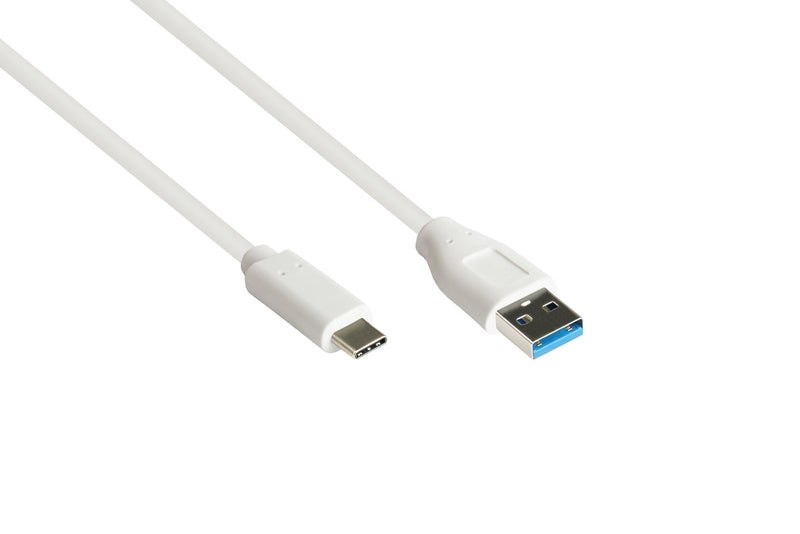 Alcasa 2831-AC005W USB Cable USB 3.2 Gen 2 (3.1 Gen 2) 0,5M USB a USB C White