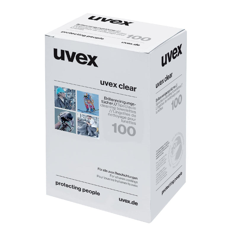 Uvex Toallitas Limpiadoras Lentes 100 Unidades