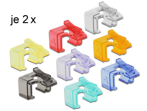 Delock Clip Repair RJ45 16 Pieces - 86420 — image 1