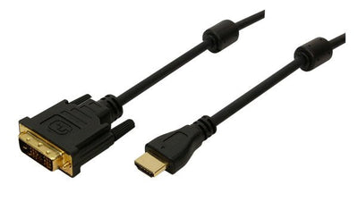 Logilink HDMI Cable a DVI-d M/M 2M Black CH0004 — image 1