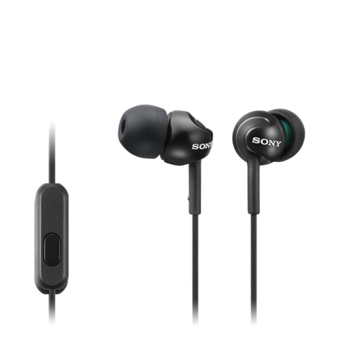 Sony MDR-EX110AP Headphones Internos With Microen Orejacableadoconector 3,5 Mmnegro — image 1