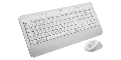 Logitech Signature MK650 Combo For Business Keyboard Mouse RF Wireless + Bluetooth Qwertz German White — image 1