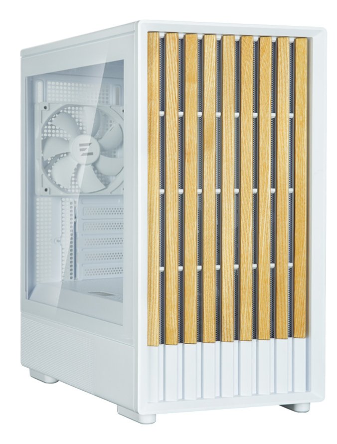 Zalman PC Case P10 Namu ATX 4 Xvent 120MM ARGB 2x USB 3.0 White S/N Power Supply P10 Namu White