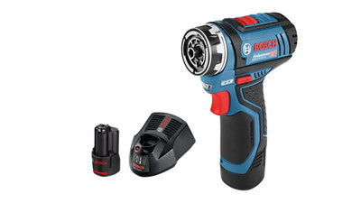 Bosch Drill/Screwdriver Professional Wireless Gsr 12V-15 Fc Professional, 12 Voltios Blue/Black 2 Batteries Io — image 1
