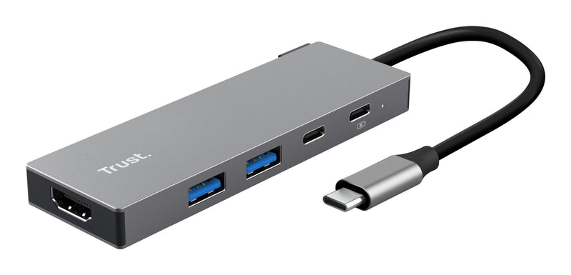 Trust Hub 5 Ports USB-C Dalyx Grey 2x USB/ 1x HDMI 2x USB Type-c / Grey