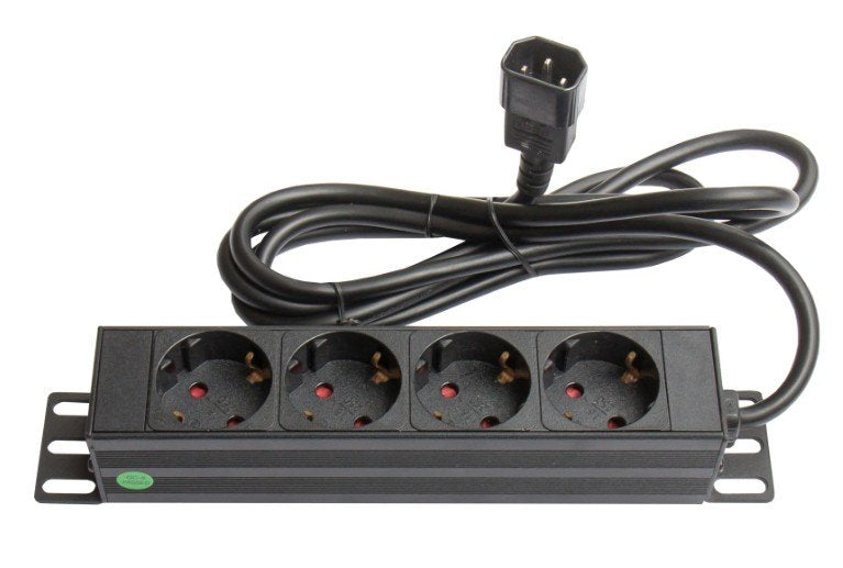 Alcasa GC-N0078 Base Múltiple 1,8M 4 Salidas AC Indoor Black