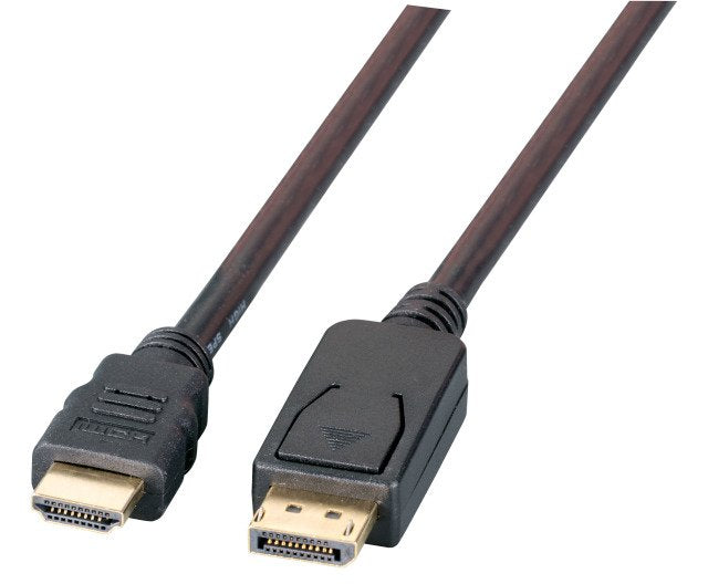 Cable Efb DisplayPort HDMI 4K60HZ, a-a St-st, 2M, Black
