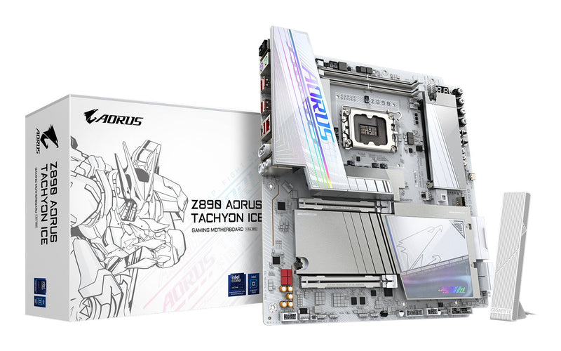 Gigabyte Motherboard Z890 Aorus Tachyon Ice Z890,S1851,EATX, DDR5 Z890 a Tachyon Ice
