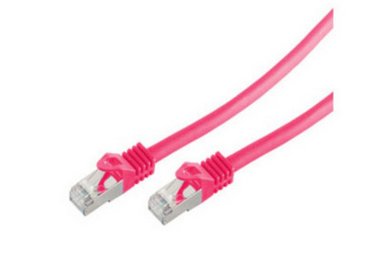 Shiverpeaks RJ45 Network Cable S FTP, CAT.7 Lszh 7,5M Magenta — image 1
