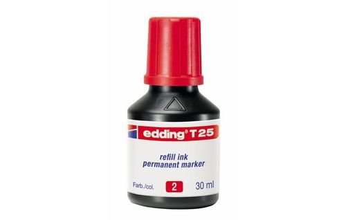 Edding Frasco Ink T25 Marker Permanente 30ML Red