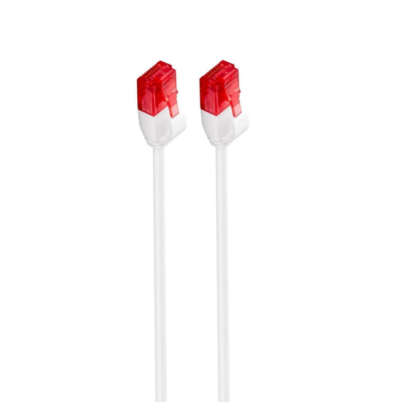 Ewent Cable Network Slim CAT.6 U/UTP AWG30/7, Cu, 0,50MT White Slim Network Cable CAT.6 U/UTP Slim 0.5M