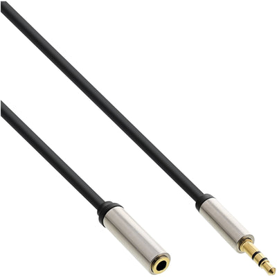 Inline Cable Audio Slim 3.5MM Male a Female Stereo 5M — image 1