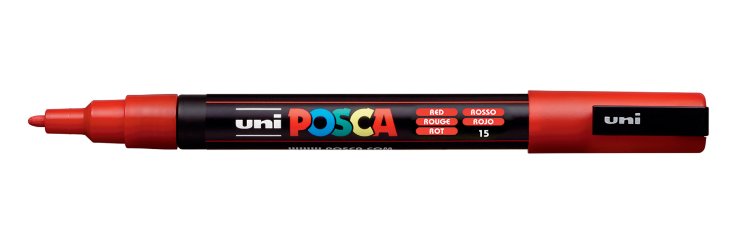 Posca Marker Uni PC-3M Red Bk