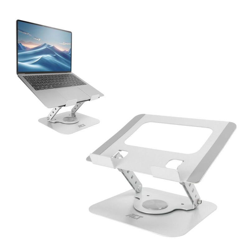 ACT Laptop Stand 360° Rotatable, Stepless Height Adjustable, Essentials