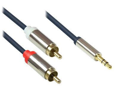 Good Connections Cable Audio 3-POL. 3.5MM-ST.-2XRCA St. 3M — image 1
