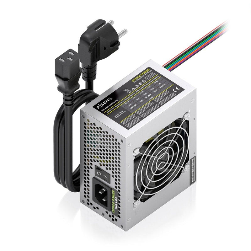 Aisens Power Supply Power Sfx 500W With Cable Power Oem, Silver